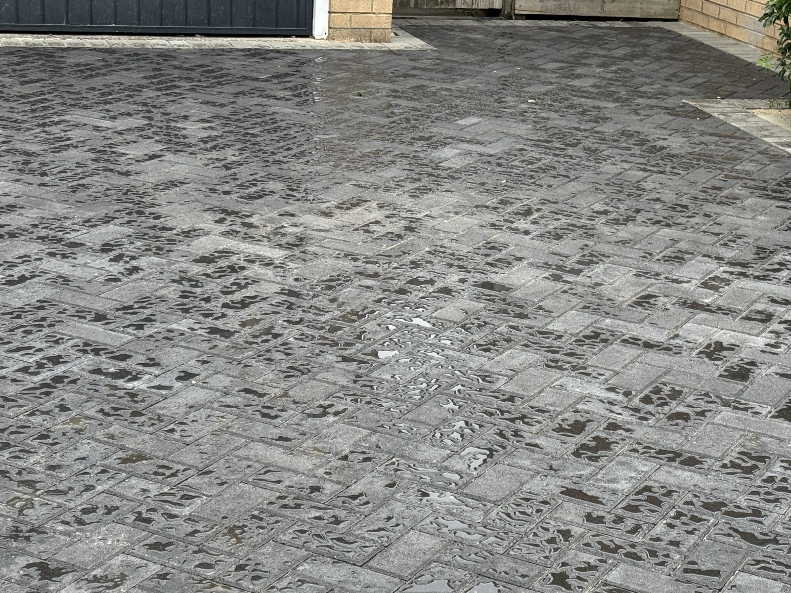 Cleaned and re-sealed driveway